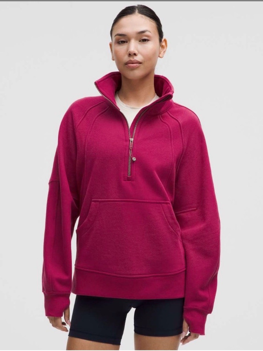 Lululemon Scuba Oversized Funnel-Neck Half Zip *Long
Magenta Smoke
